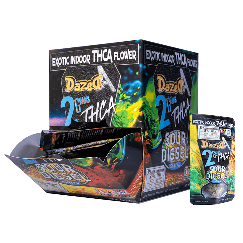 2g 25ct Flower Dispenser - Sour Diesel THC-A