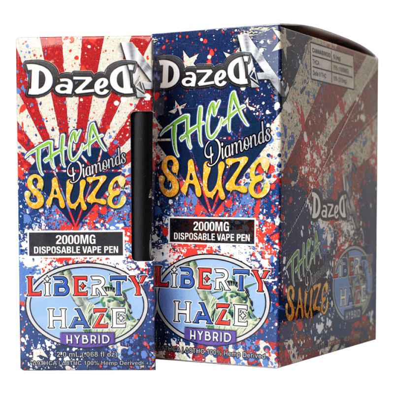 2g Disposable - Liberty Haze THC-A (5ct Shipper)