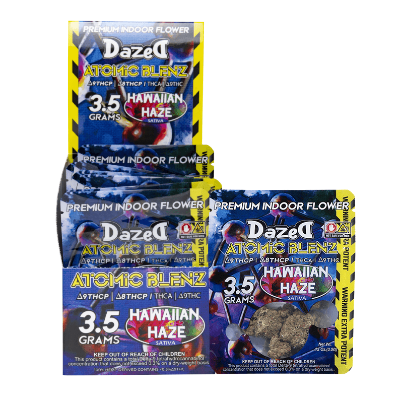 3.5G 10ct Flower Dispenser - Hawaiian Haze Atomic Blenz