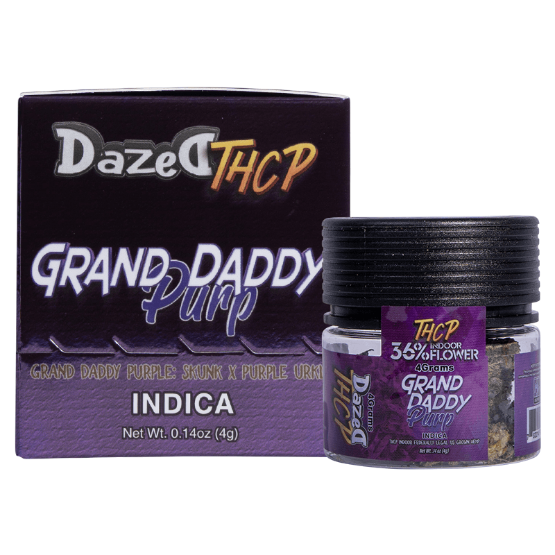 4g 5ct Flower Jar Dispenser - Grand Daddy Purp THCP