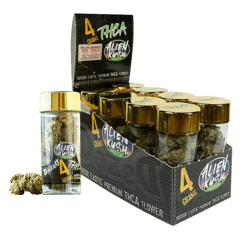 4g 8ct Flower Jar Dispenser - Alien Kush THCA
