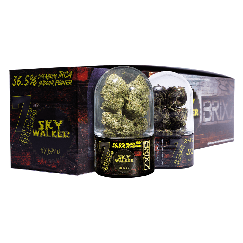 7g 5ct Brixz Flower Jar Dispenser - Skywalker THCA