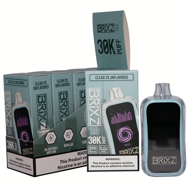 Brixz 3.0 - Clear 3% (5ct Shipper)
