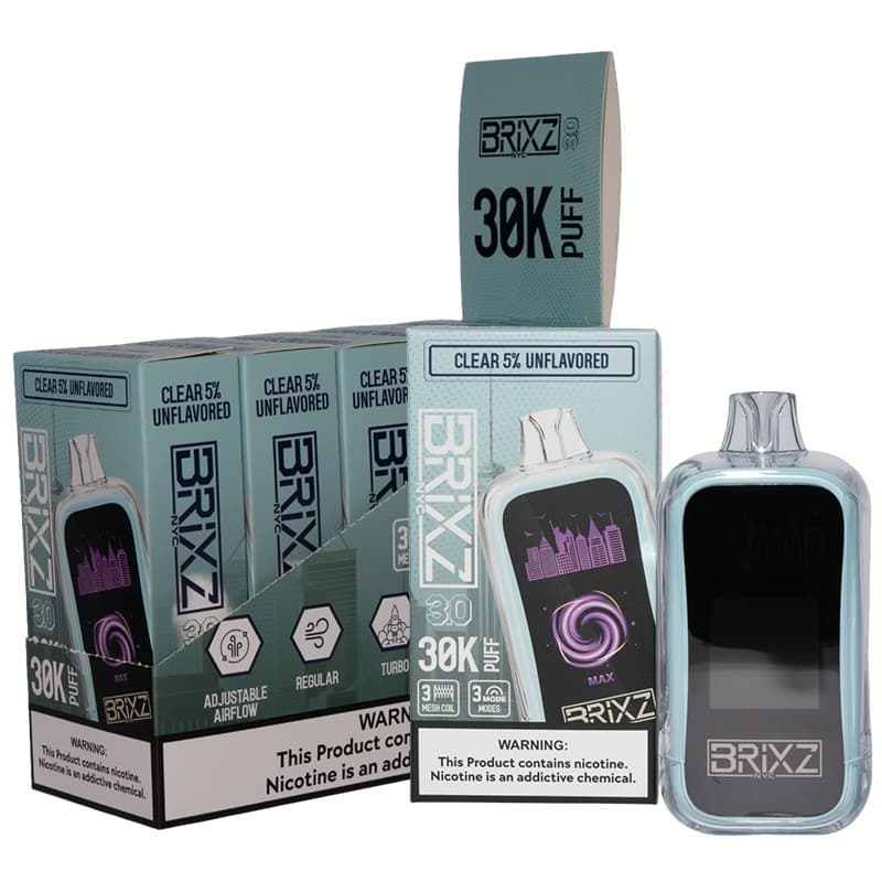 Brixz 3.0 - Clear 5% (5ct Shipper)