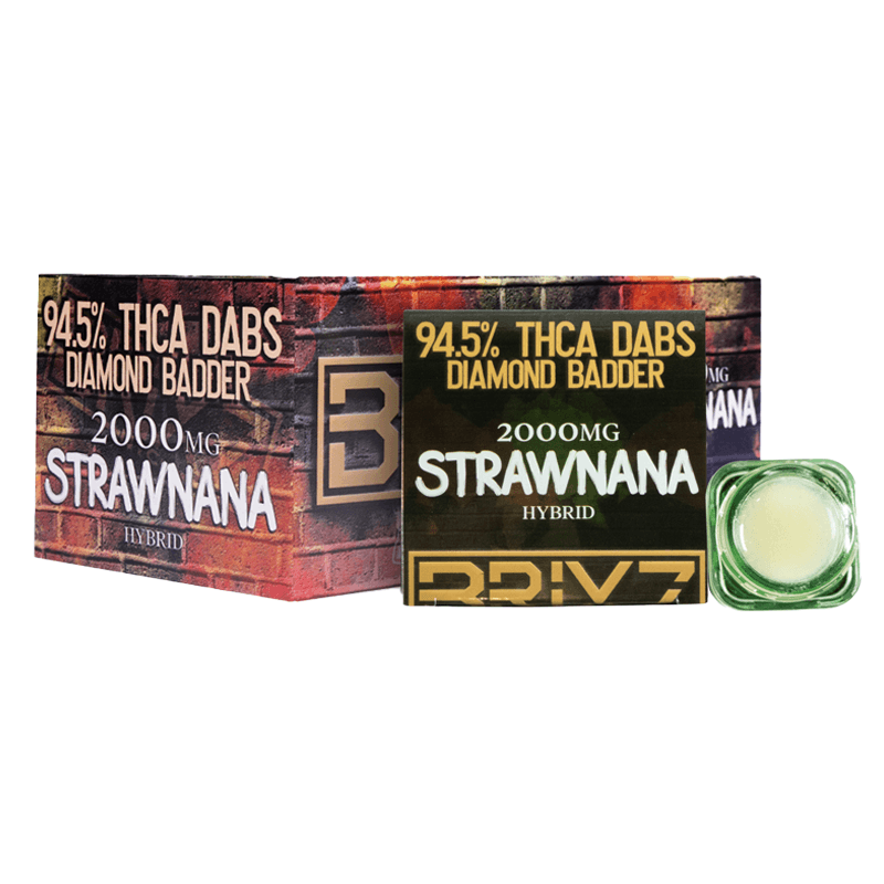 Brixz Dabs 2g - Strawnana THCA (4ct Shipper)