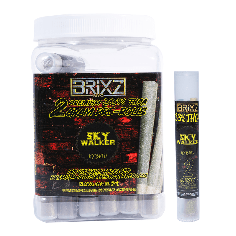 Brixz Preroll 2g - Skywalker THCA (30ct Display)