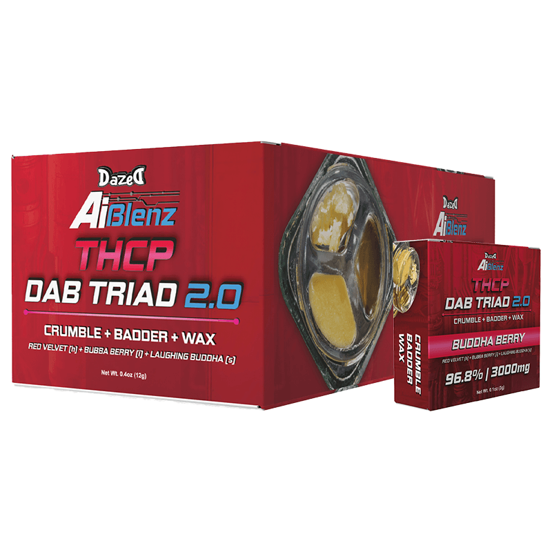 Dab Triad 3g - Buddha Berry AI Blenz THCP (4ct Shipper)