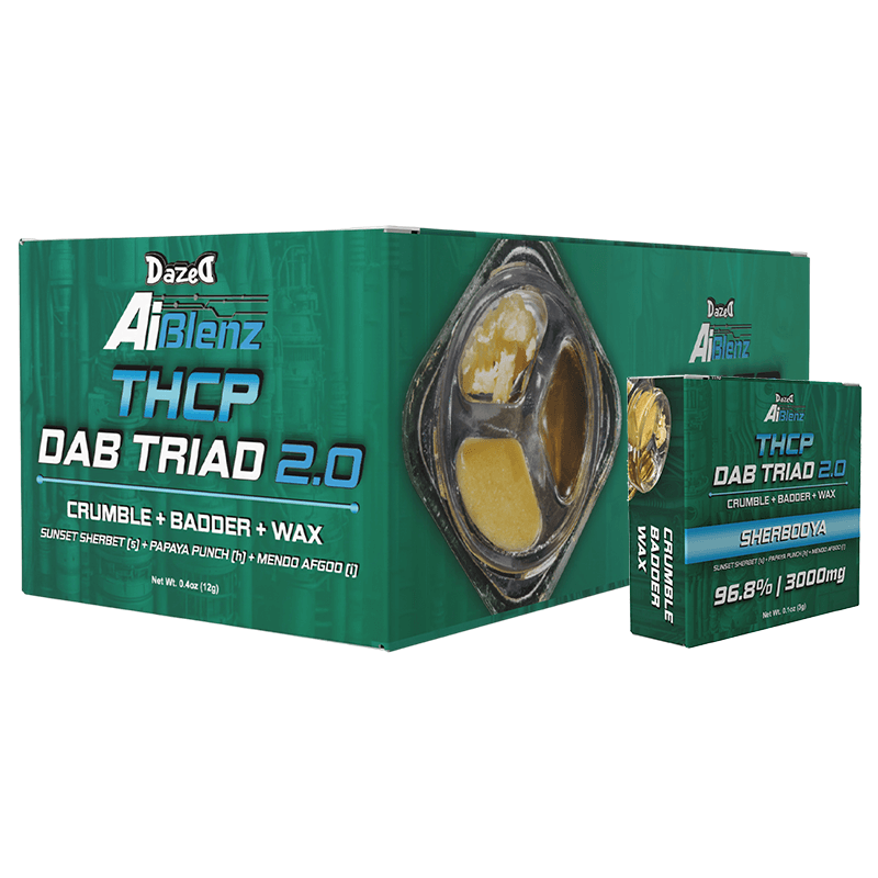 Dab Triad 3g - Sherbooya AI Blenz THCP (4ct Shipper)