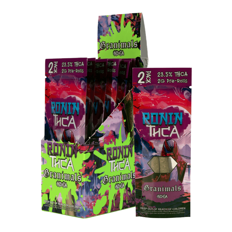 Ronin Preroll 2pk - Granimals THCA (10ct Shipper)