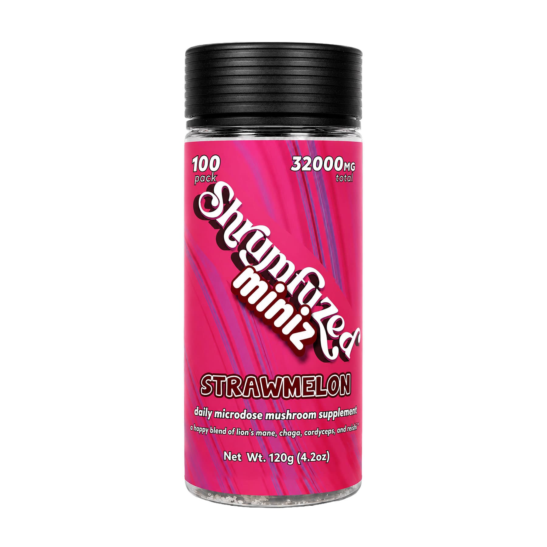 Shrumfuzed Miniz 100pk Gummies 3200mg - Strawmelon