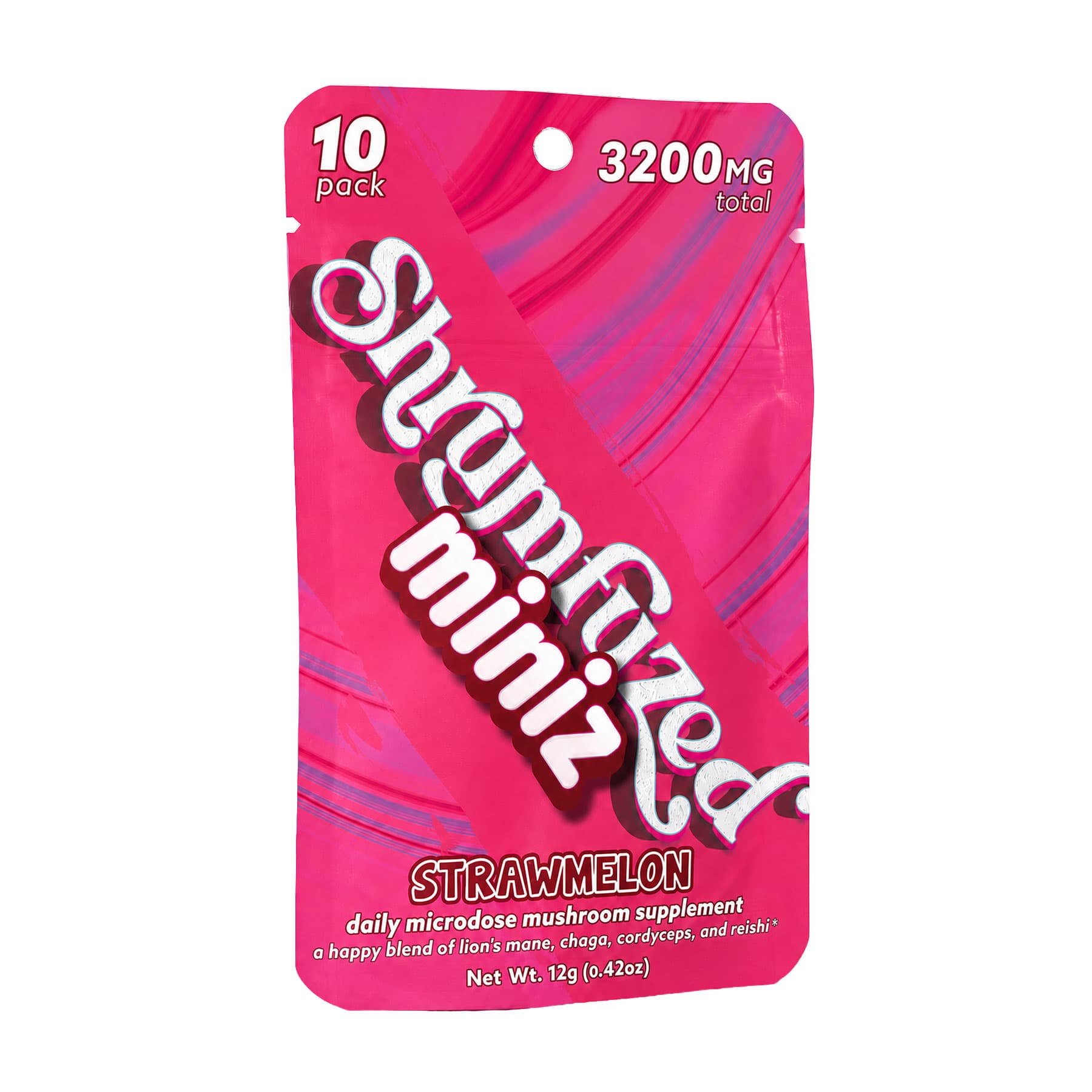 Shrumfuzed Miniz 10pk Gummies 320mg - Strawmelon (10ct Display)