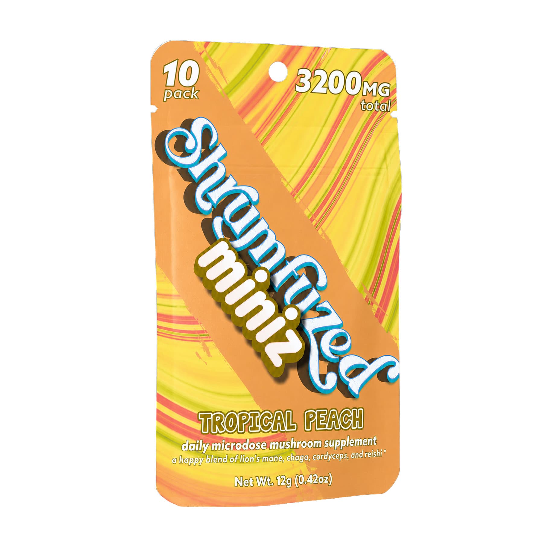Shrumfuzed Miniz 10pk Gummies 320mg - Tropical Peach (10ct Display)