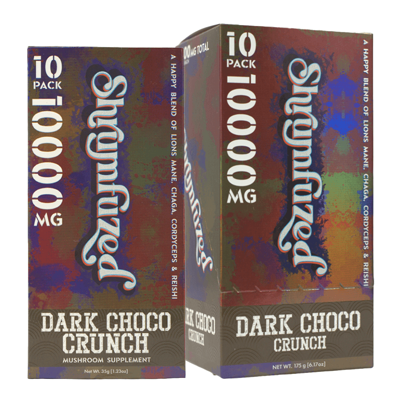 Shrumfuzed 10pk Chocolates 1000mg - Dark Chocolate Crunch (5ct Shipper)