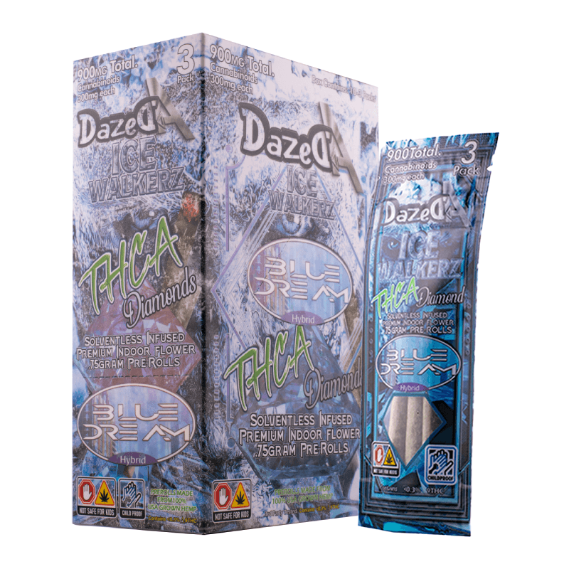 Icewalker 3pk - Blue Dream THC-A Diamond (10ct Shipper)